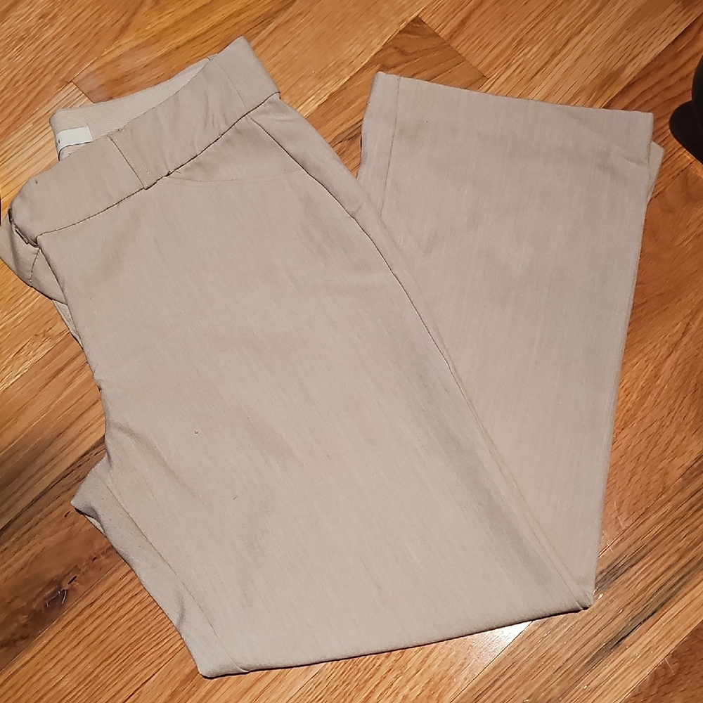 Womens Stylish Tan Pants 8 Pet Mid Rise
